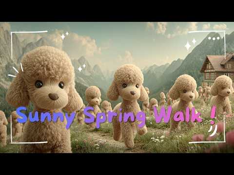 🌞 Sunny Spring Walk | Gentle Jazz Adventure Song for Kids