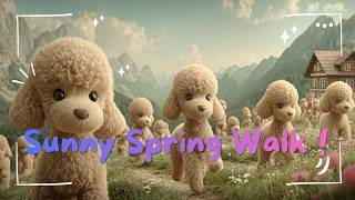🌞 Sunny Spring Walk | Gentle Jazz Adventure Song for Kids