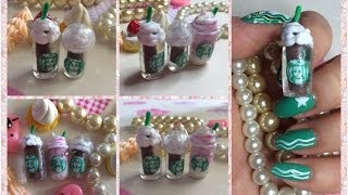 3D Nail Art Tutorial~~How To Make 3D Starbucks Drink