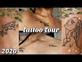 TATTOO TOUR 2020 (ribs, collars, ankles, butt...) my tattoos &amp; their meanings | Favour