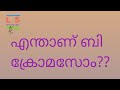 B chromosomes  genetics  malayalam