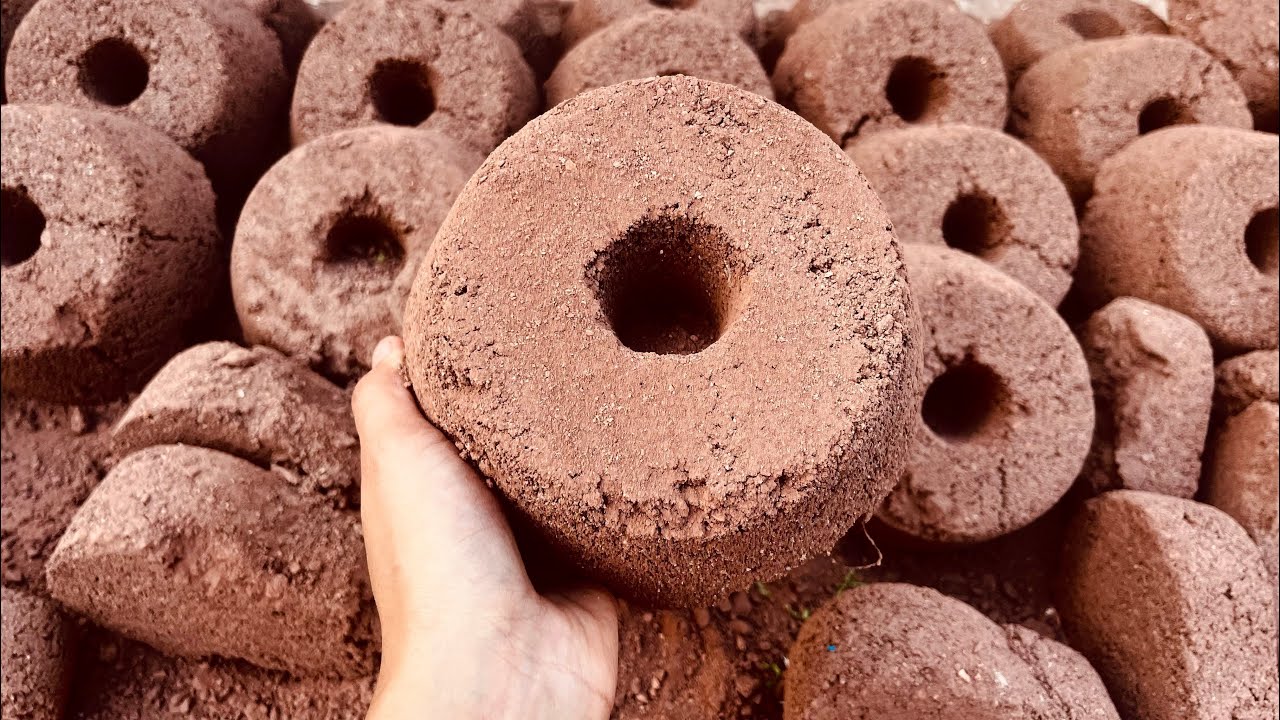 New || Donuts of Gritty Reddirt Floor and Pool crumbling with dipp asmr 