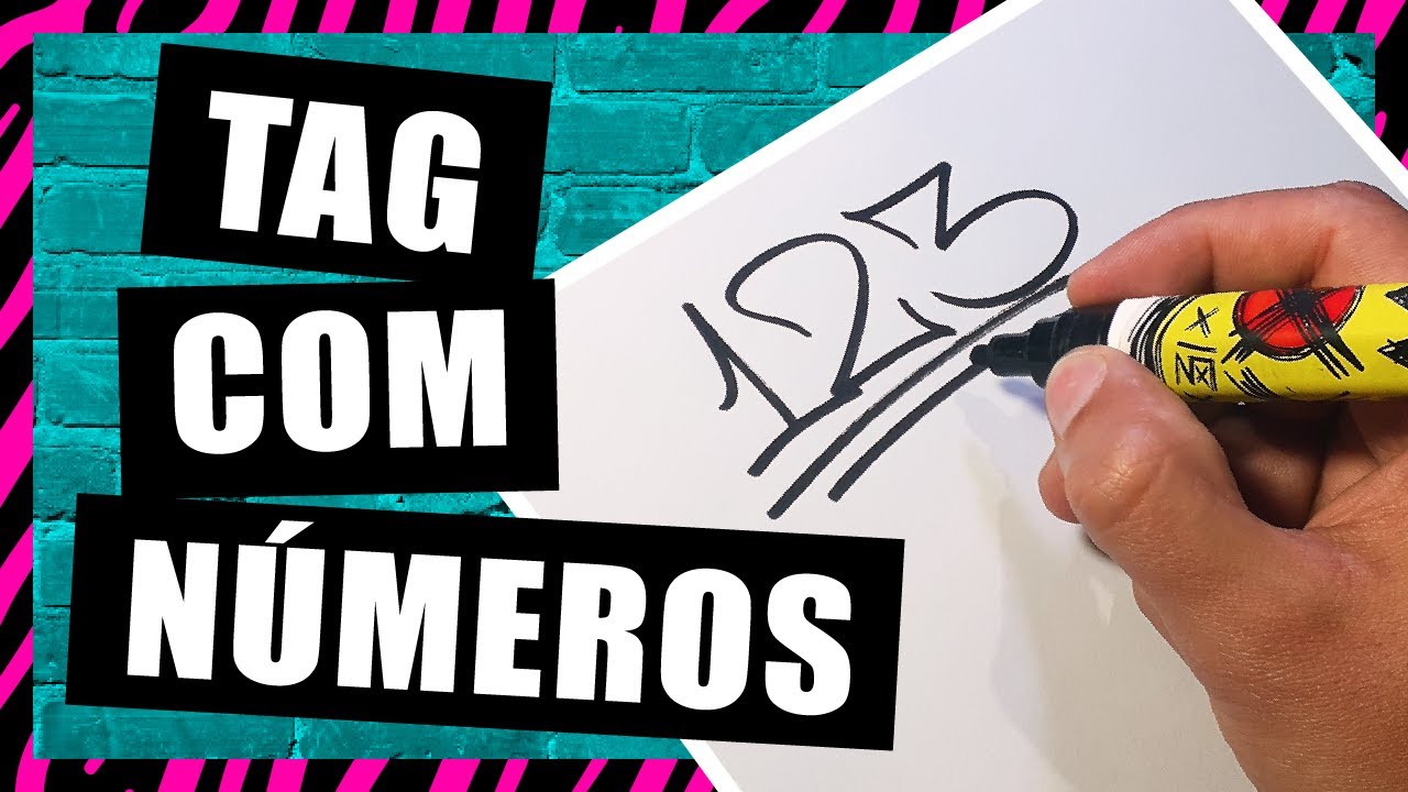 🔢 NÚMEROS EM LETRA DE TAG Como Fazer! YouTube