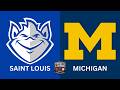 Midwest 2nd Round: #9 Saint Louis Billikens vs. #1 Michigan Wolverines Live Reaction/Play-by-Play