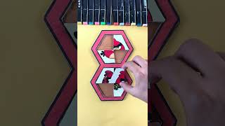 Gugu gaga Penguin 🐧#DIY Easy cardboard Game Idea #gugugaga#Angry bird/horror bird 🐦
