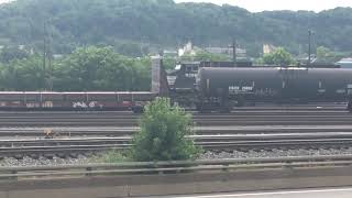 3 D9S And Sd70 Lead Grain Train