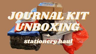 Unboxing Journal kits + huge stationery haul | Hannah de Leon