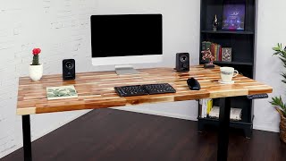 Solid Wood Desktops for Standing Desks: Beautiful, unique, and naturally produced  | UPLIFT Desk