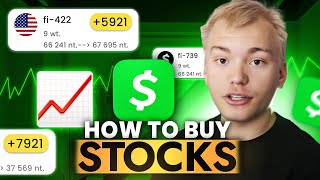 *NEW* How to Buy Stocks With CashApp (TOP 5 STOCKS TO INVEST TODAY!)