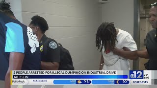 Two arrested for illegally dumping furniture items in Jackson