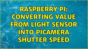 Raspberry Pi: Converting value from light sensor into picamera shutter speed