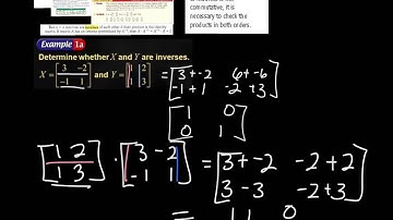 4-7 Identity & Inverse  Matrices