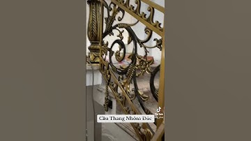 Cầu thang nhôm đúc cho quý ac #zalo0772992996 #cổng_nhôm_đúc #lan_can_nhôm_đúc #cầu_thang_nhôm_đúc