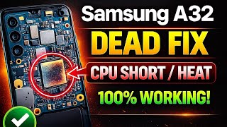 🔥 Samsung A32 Dead Problem Repair | CPU Short / CPU Heat Issue Fix | 100% Working Without Box