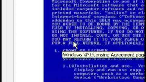 How to install Windows XP Part1