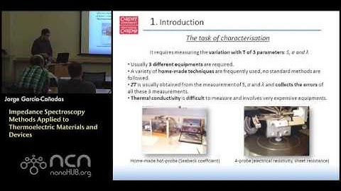 Impedance Spectroscopy Methods Applied to Thermoelectric Materials and Devices