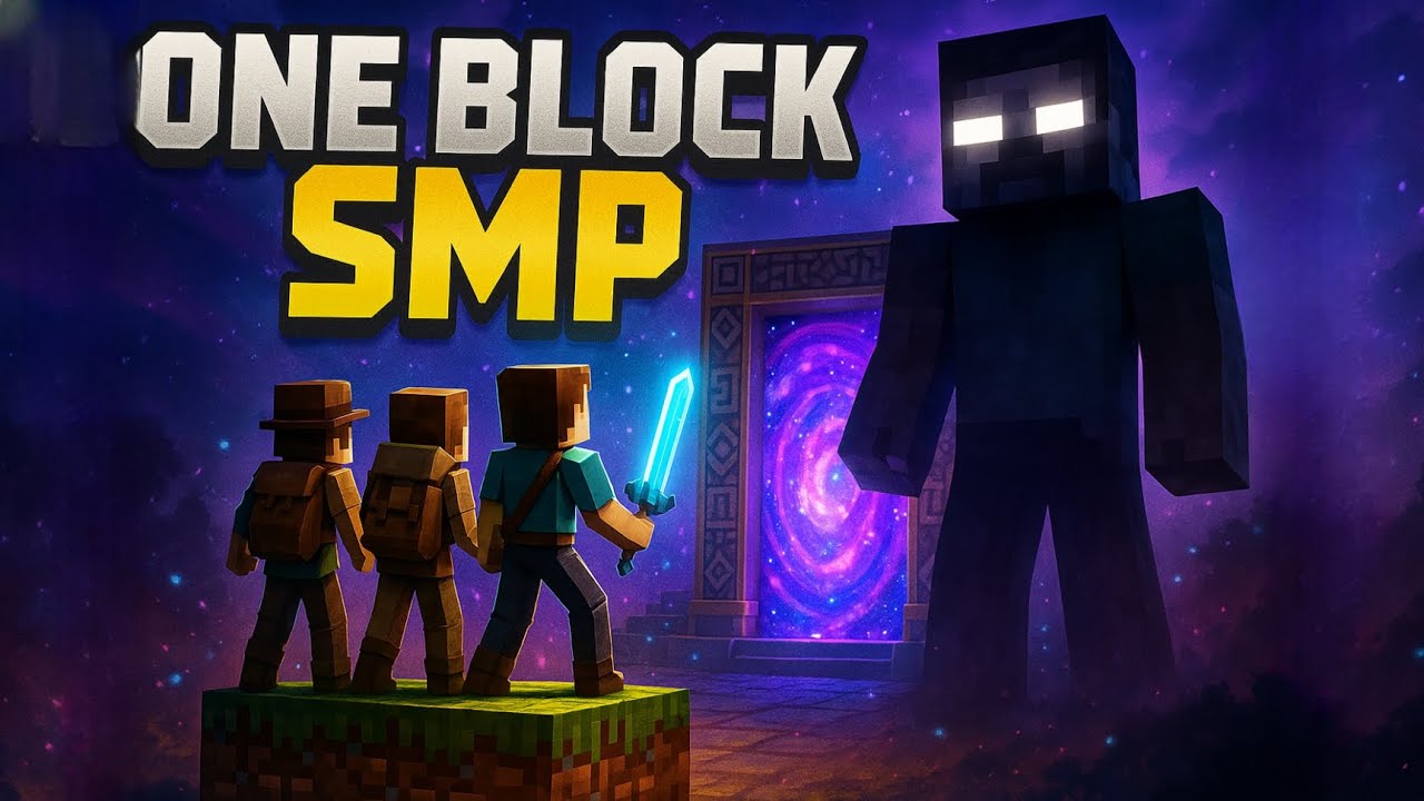 Oneup Smp Building EPIC One Block SMP with Friends in Minecraft 2025? ( A NEW ...