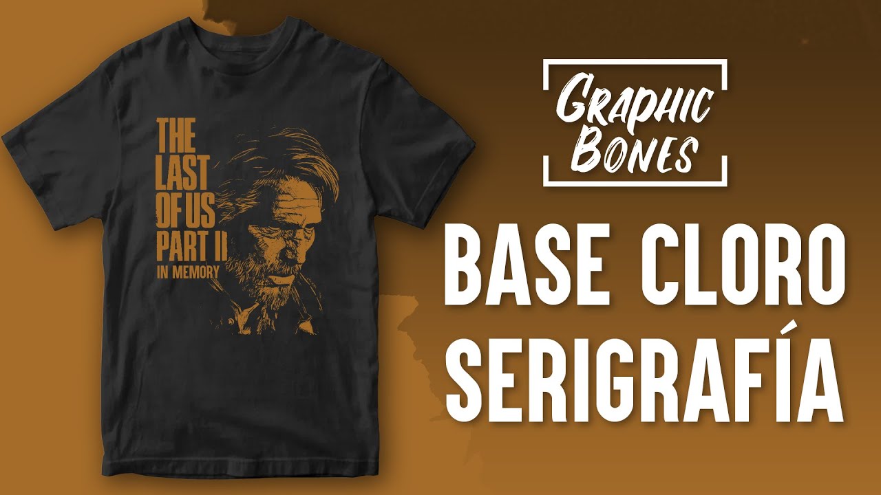 ¡Impresión con cloro en ACCIÓN! Playera temática de THE LAST OF US