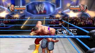 WWE All Stars - WWE All Stars (Xbox 360)) - Hulk Hogan vs John Cena - User video