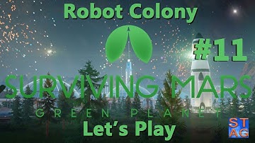 Rock Magnet (Robot Colony Episode 11) - Surviving Mars: Green Planet Let