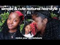 CUTE &amp; EASY Go-To Natural Hairstyle | HeyLayah