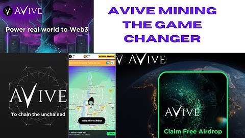 Avive mining. How to sign up and start mining