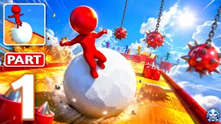 ❄️ Snow Race!! - Gameplay Walkthrough Part 1 - Fun Snow Racing Game (iOS, Android) screenshot 2