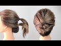 ゴム２本でできる簡単まとめ髪   #hair styling