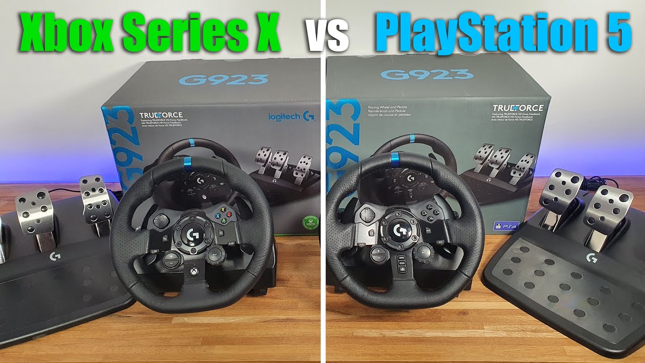 Logitech G923 Xbox Series X vs PlayStation 5