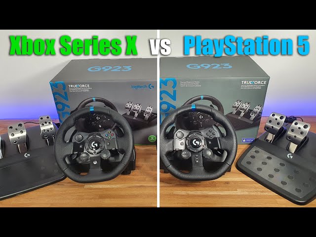 Logitech G923 Xbox Series X vs PlayStation 5
