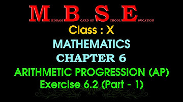 MBSE X Math Chapter 6 A.P Ex 6.2 (Part - 1)