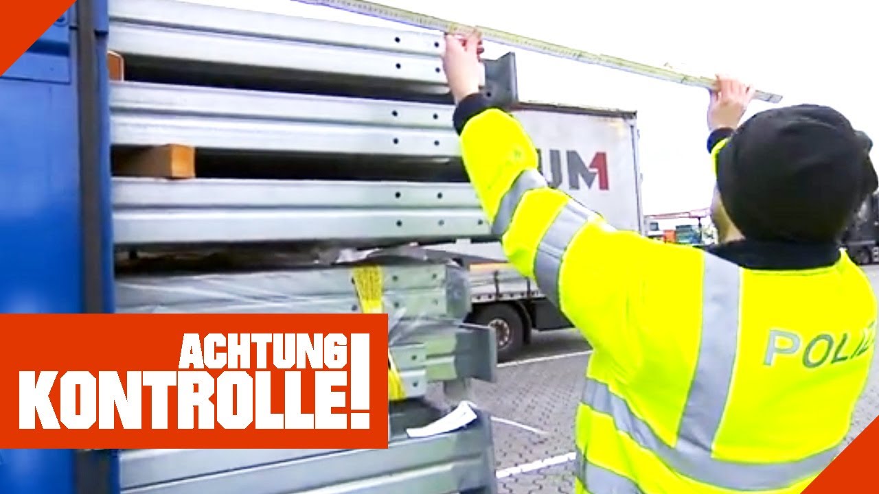 Viel zu lang! LKW wird aus Verkehr gezogen! | Achtung Kontrolle | Kabel Eins