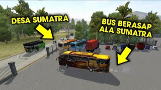 Sumatran Outback Village!! Latest Mod Map BUSSID V 3.7.1 Full Best Rural Map screenshot 5