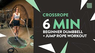 Beginner Jump Rope + Dumbbell Workout from Crossrope screenshot 4