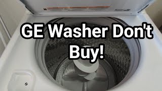 GE 4.2 cu. ft washing machine review. water level issue , watch before you buy Model GTW335ASNWW