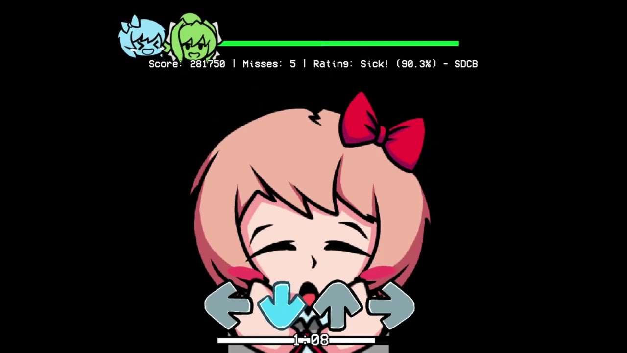 HANGY WANGY  | SILLY BILLY BUT SAYORI AND MONIKA SING IT!!! [HIT SINGLE REAL FNF COVER MOD]