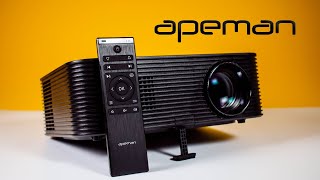 Apeman HD Video Projector LC650 4K - DEMO & REVIEW