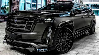 New Cadillac Escalade V Long 2024 - Big Luxury Suv American Legend Exterior And Interior In Details