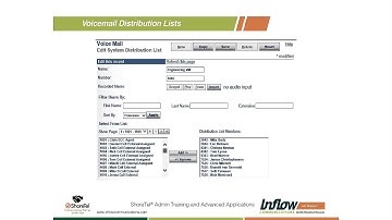 How to Set Up Voicemail Distribution Lists