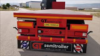 4 Axle Flatbed Semi Trailer from Manufacturer Sales