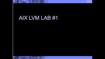 AIX LVM BASIC LAB1