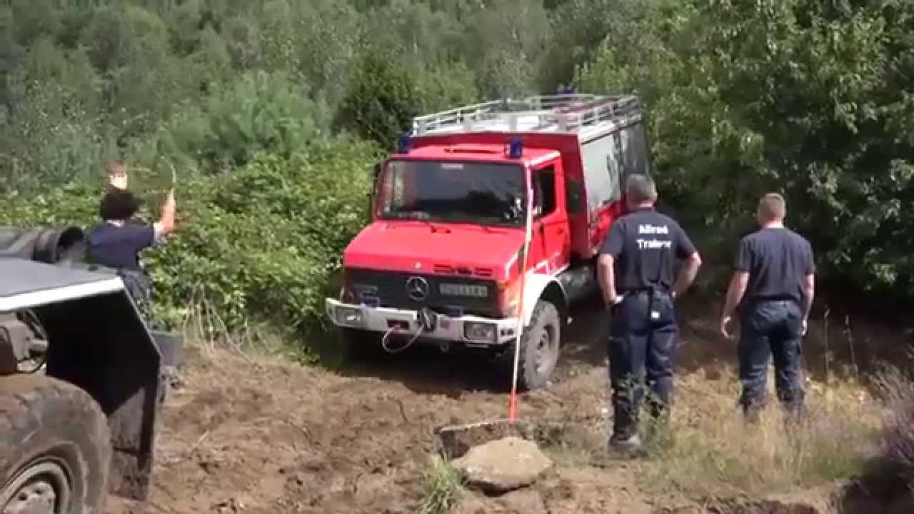 Allrad Übung der Feuerwehr Duisburg