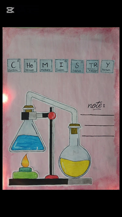 Chemistry Front Page Idea✨| Soha's Studio| DIY 92#shorts #viral #chemistry #school #easy #frontpage