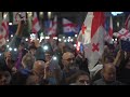 Georgians continue protests over media freedom law on Independence Day