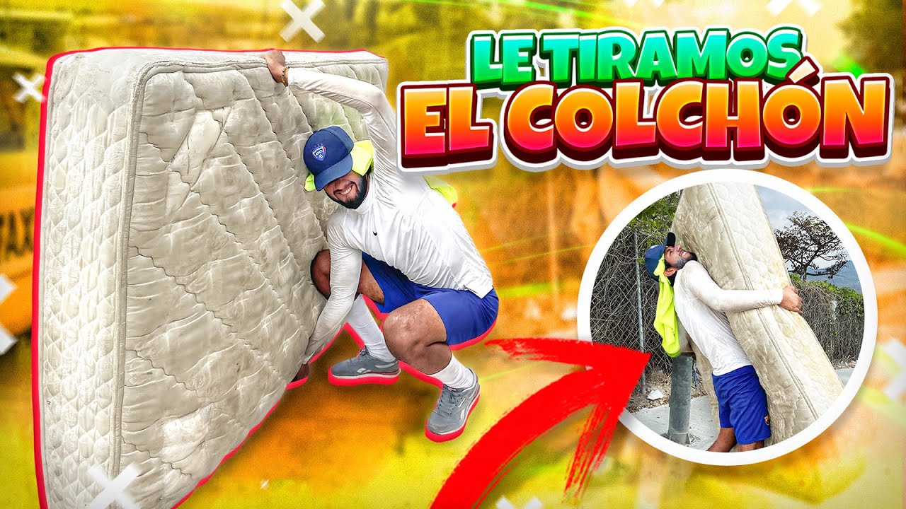 🔥BROMA A 2 METROS TIRAMOS SU COLCHON A LA CALLE🔥