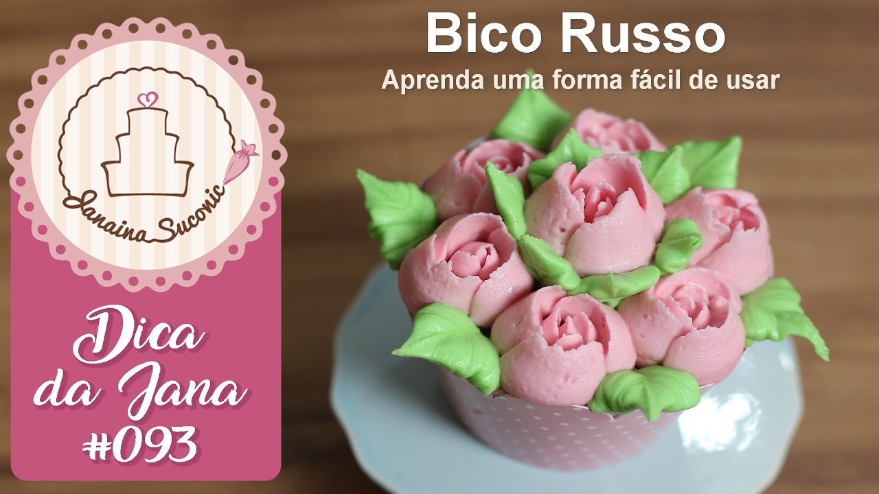 Dica da Jana #093 Como decorar com bicos russos   Janaina Suconic