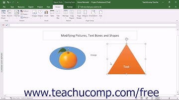 Project 2016 Tutorial Modifying Pictures, Text Boxes, and Shapes Microsoft Training