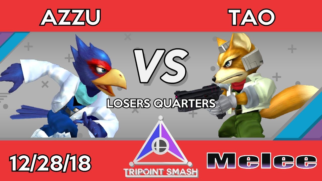 Tripoint Smash 41 - Losers Quarters - Azzu (Falco/Sheik) Vs. Tao (Fox) - YouTube