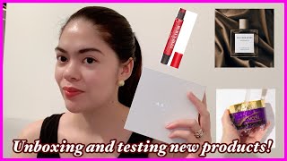 Unboxing and testing new products! Skincare, Beauty &amp; more!💄💍✨ bellabox april 2022