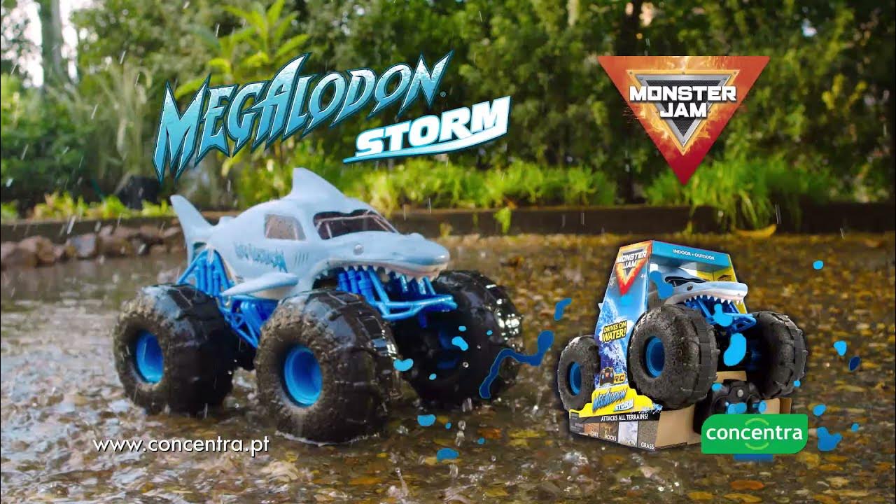 Veículo de brinquedo Monster Truck de controle remoto oficial Megalodon  Storm All-Terrain